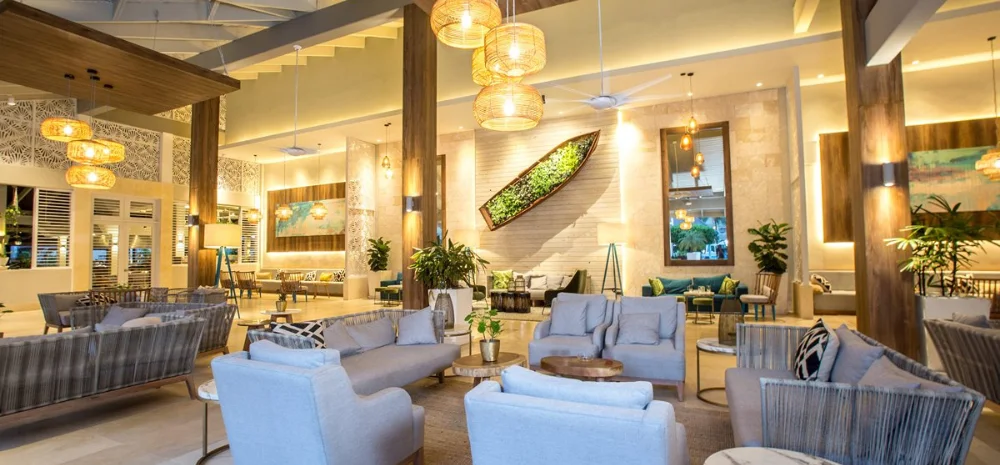 lobby view of Vista Sol Hotel Punta Cana.